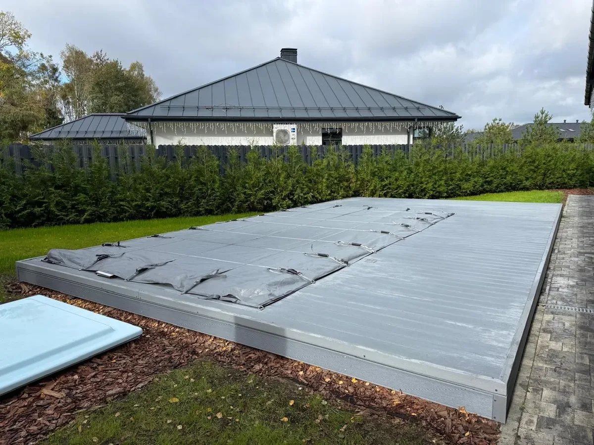 Покрывало Laguna Cover Mesh — установка в Черноголовке