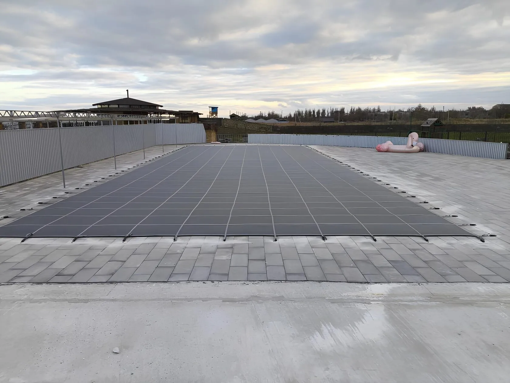 Защитное покрывало для бассейна в Черноголовке